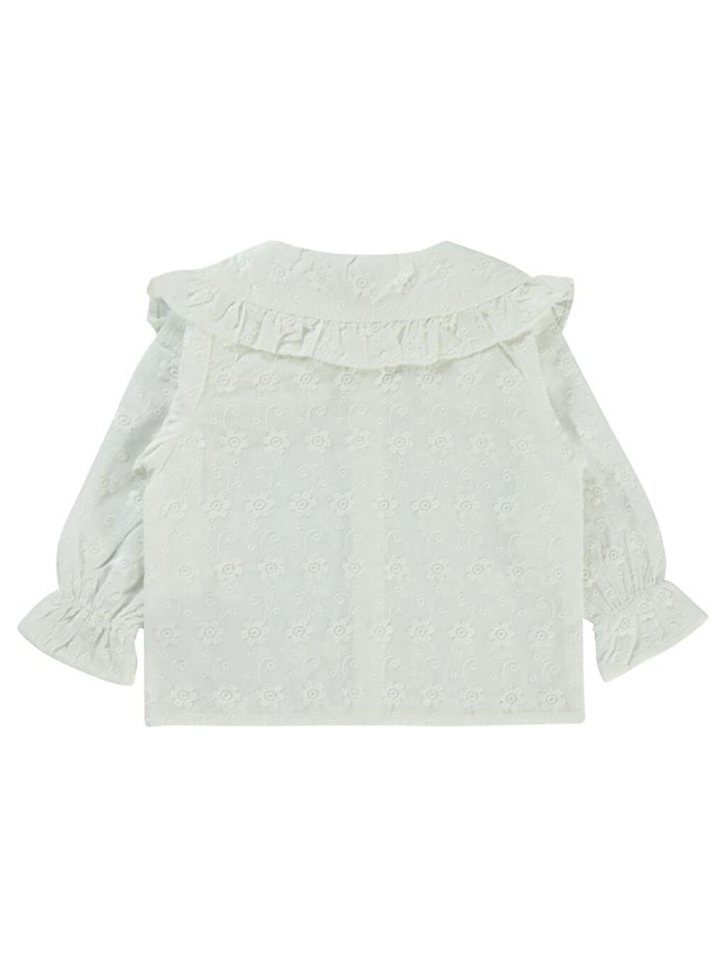 Beyaz Baby Bebe Yaka 6-18 Ay Gömlek-2