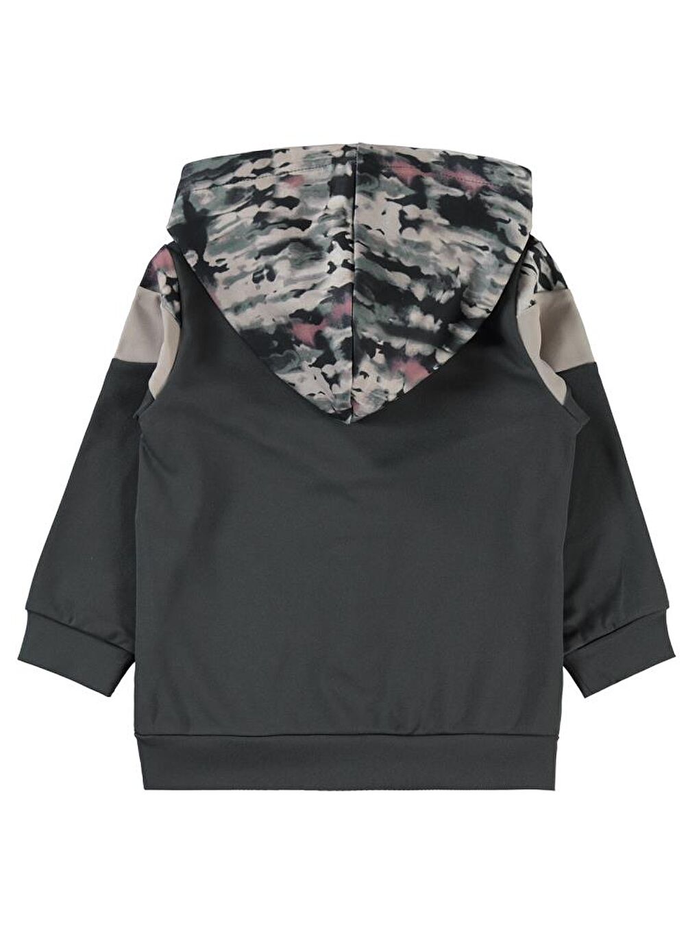 Gri Girls Active Baskılı Scuba 2-5 Yaş Hırka