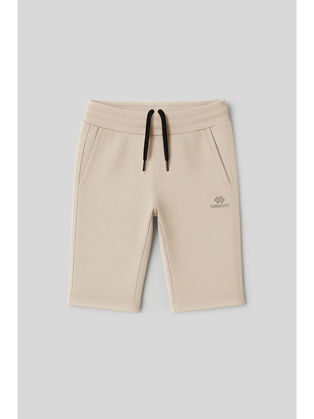 Bej Standart Fit Basic Performans Erkek Çocuk Şort - 11303