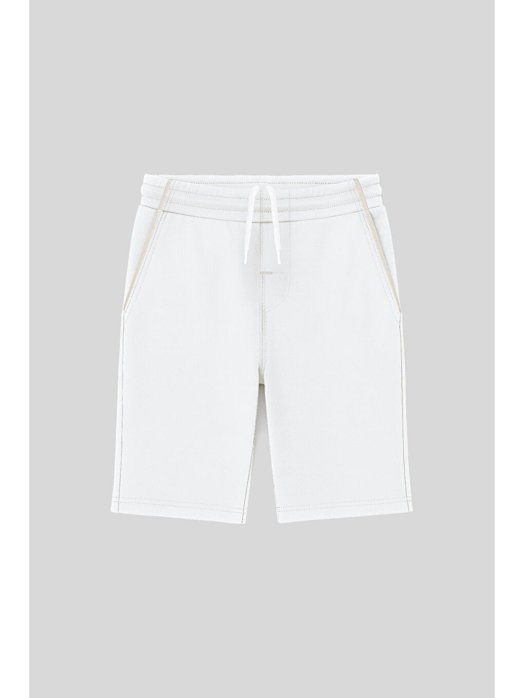 Ekru Standart Fit Erkek Çocuk Şort - 11284