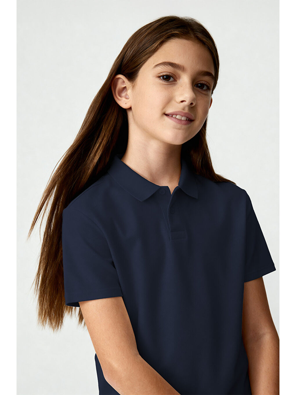 Yeşil Parlament Polo Yaka Standart Fit Basic Unisex T-Shirt - 11330-1