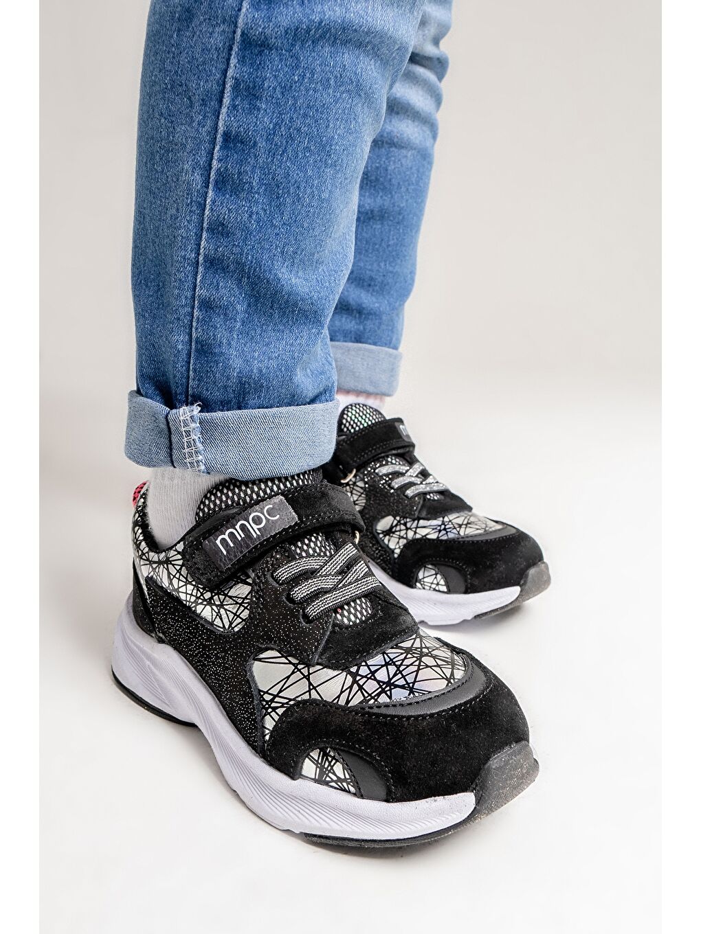 Kız Çocuk Siyah Hakiki Deri Anatomik Günlük Ayakkabı-1