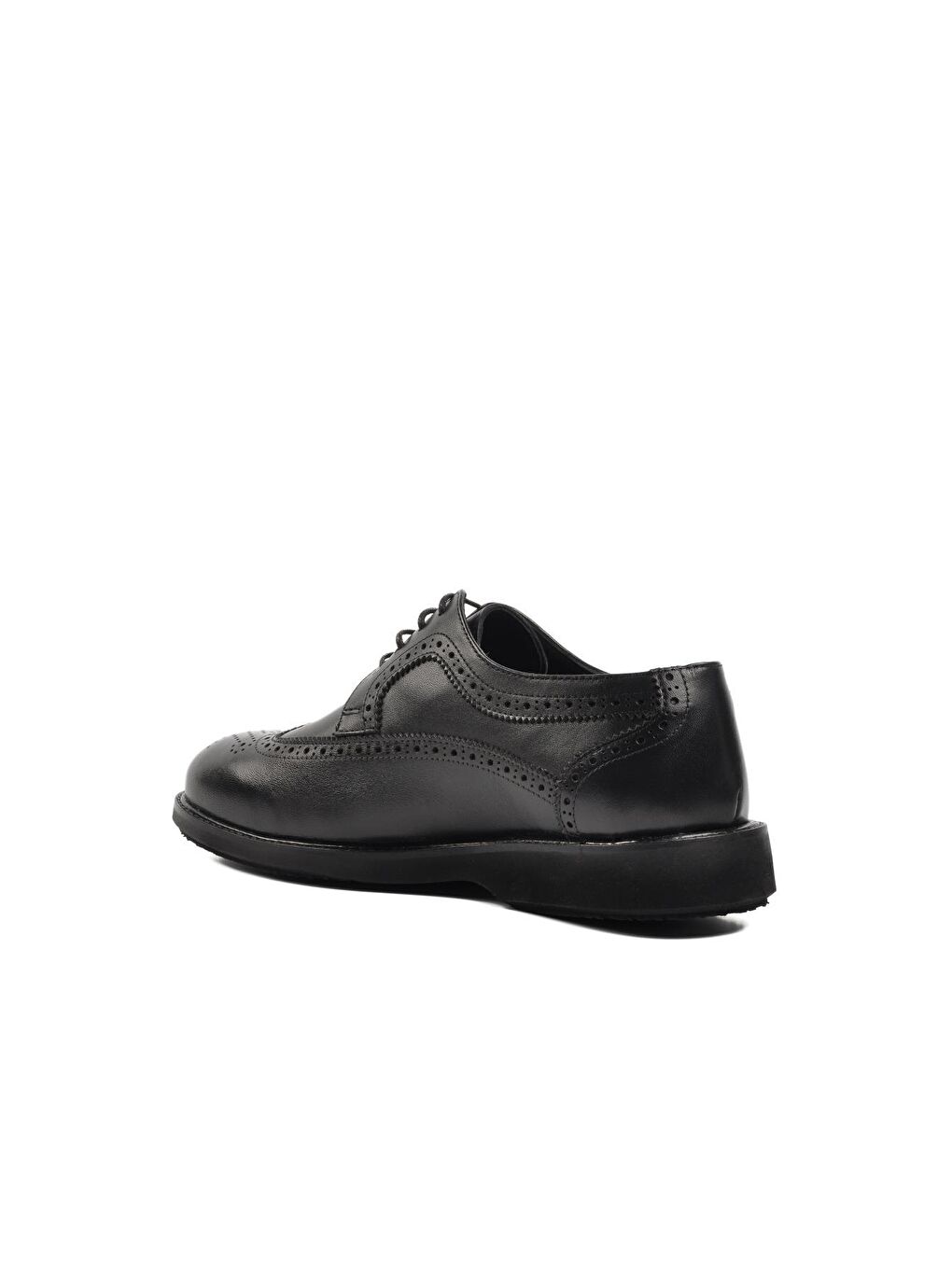 M533 Siyah İçi Dışı Hakiki Deri Erkek Oxford Ayakkabı-3