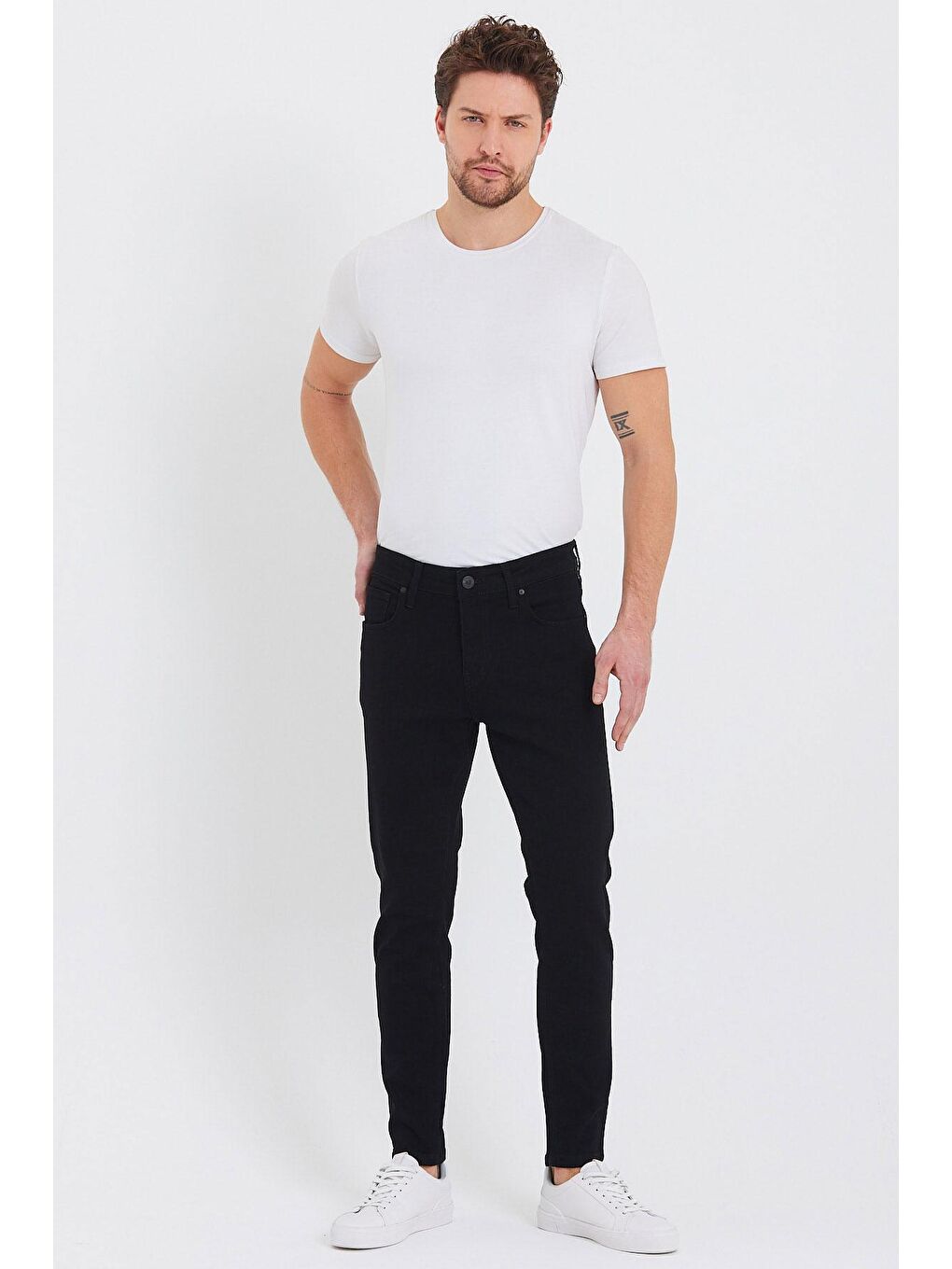 Siyah Erkek Jean Pantolon Skınny Danny 150-1