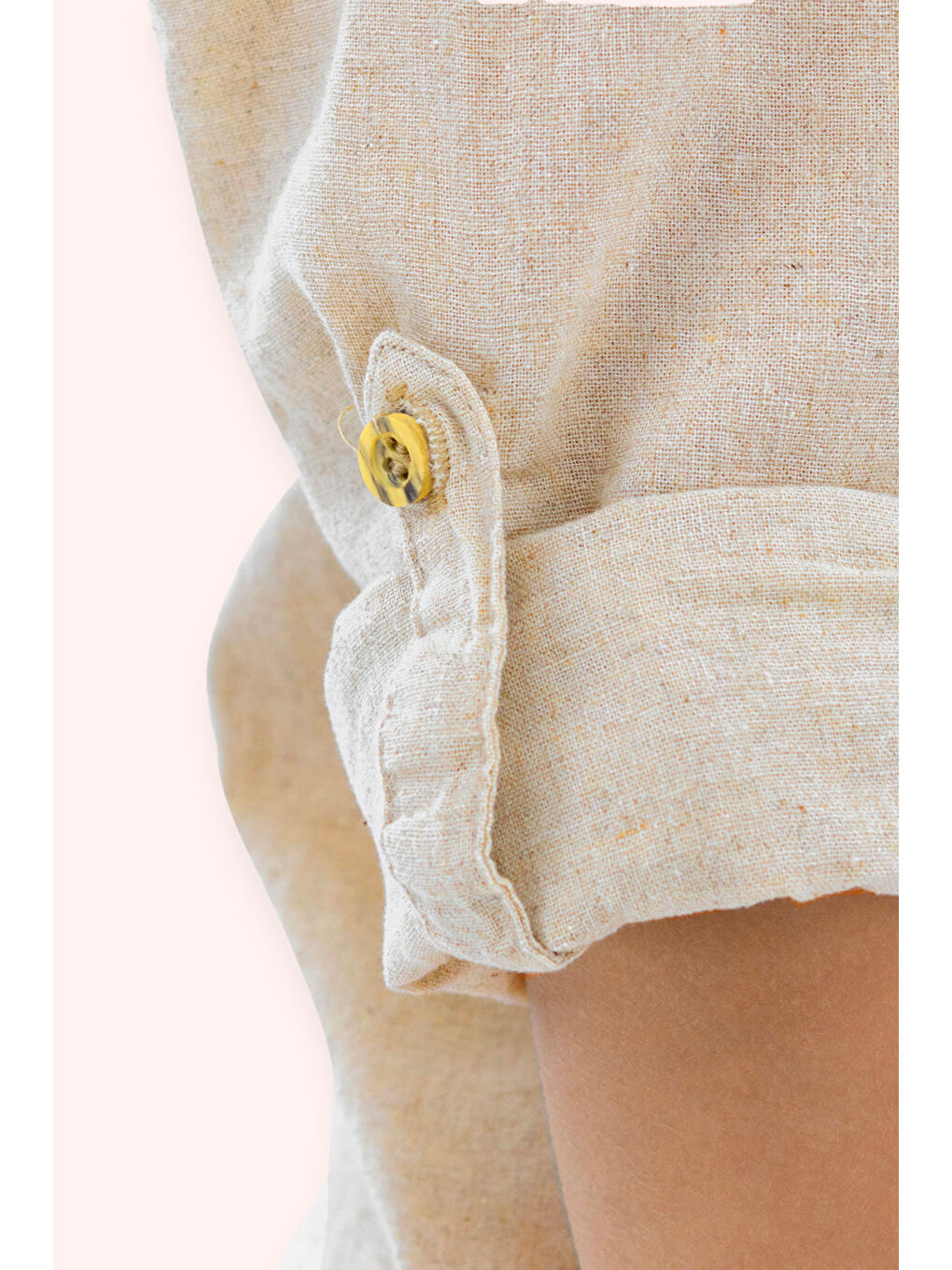 Erkek Çocuk Hakim Yaka Bej Gömlek-2