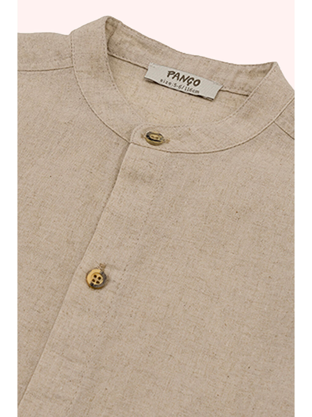 Erkek Çocuk Hakim Yaka Bej Gömlek-4