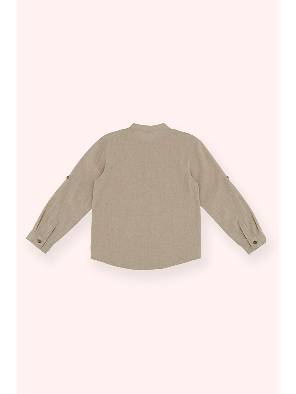 Erkek Çocuk Hakim Yaka Bej Gömlek-6