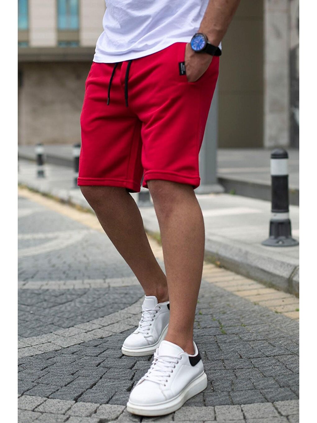 Kırmızı Erkek Regular Fit Şort 4842