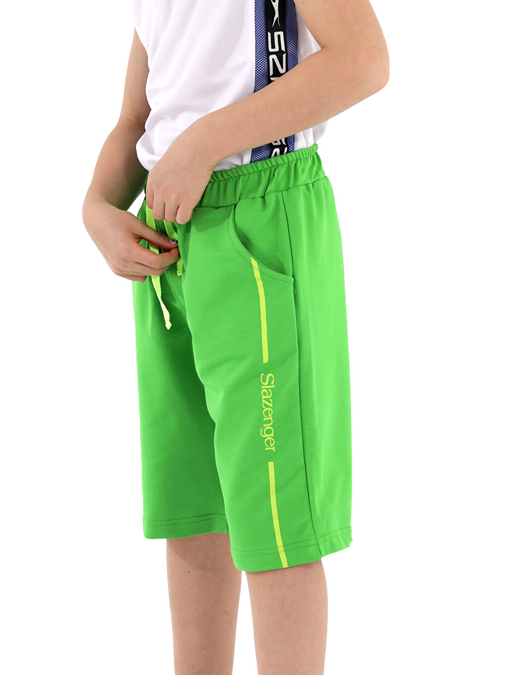 SLAZENGER PECE Erkek Çocuk Şort Yeşil - 2