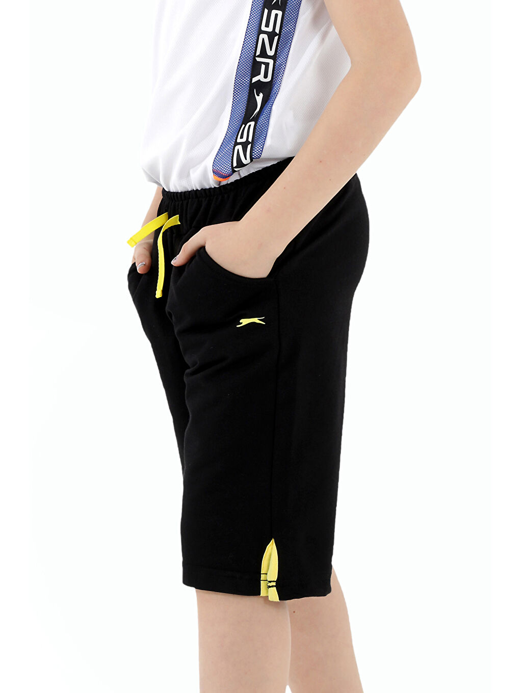 SLAZENGER PATTON Erkek Çocuk Şort Siyah - 1