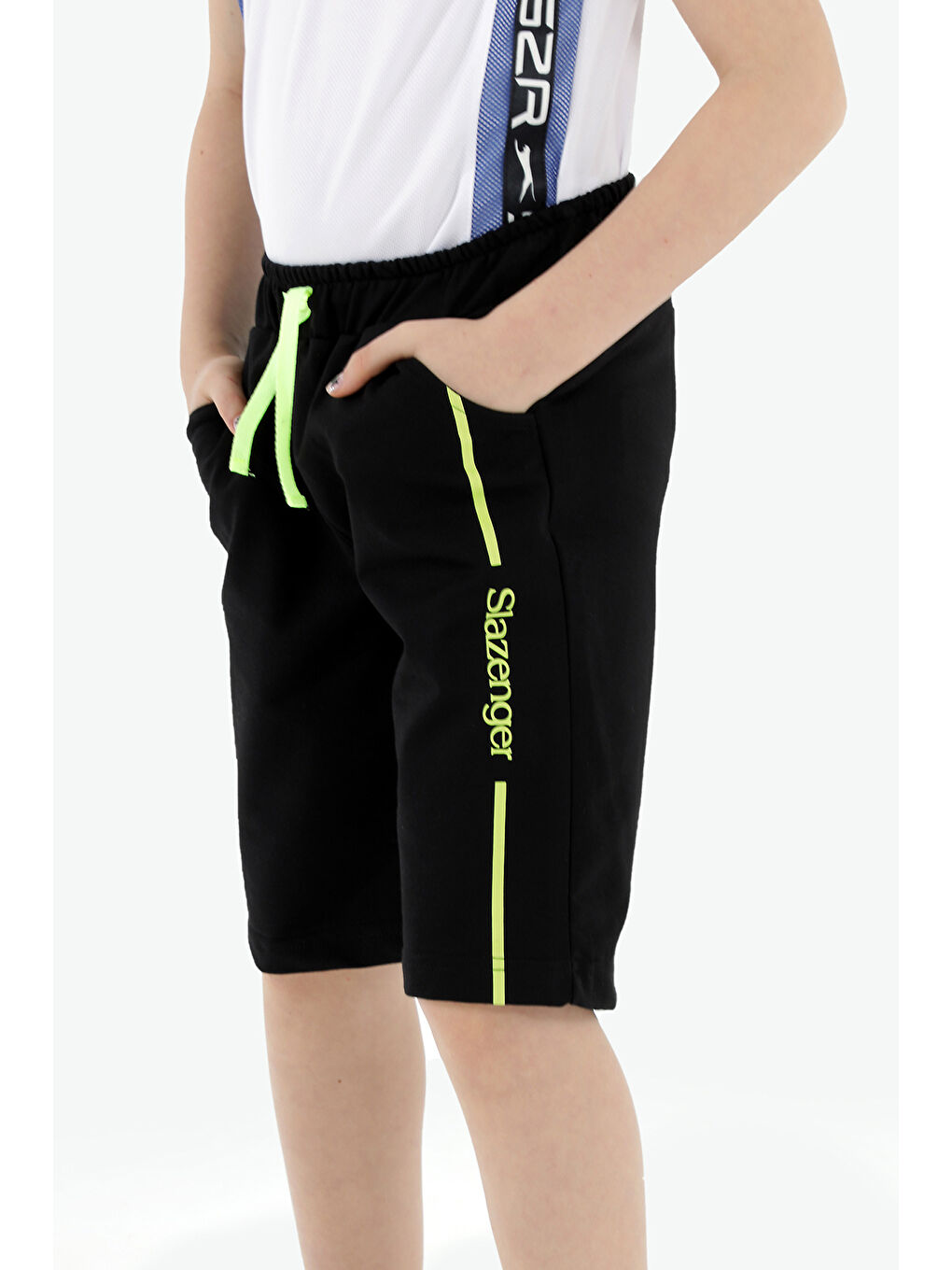 SLAZENGER PECE Erkek Çocuk Şort Siyah