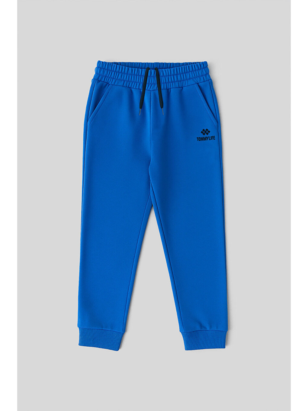 Mavi Haki Standart Fit Manşetli İnce Erkek Çocuk Eşofman Alt - 11205