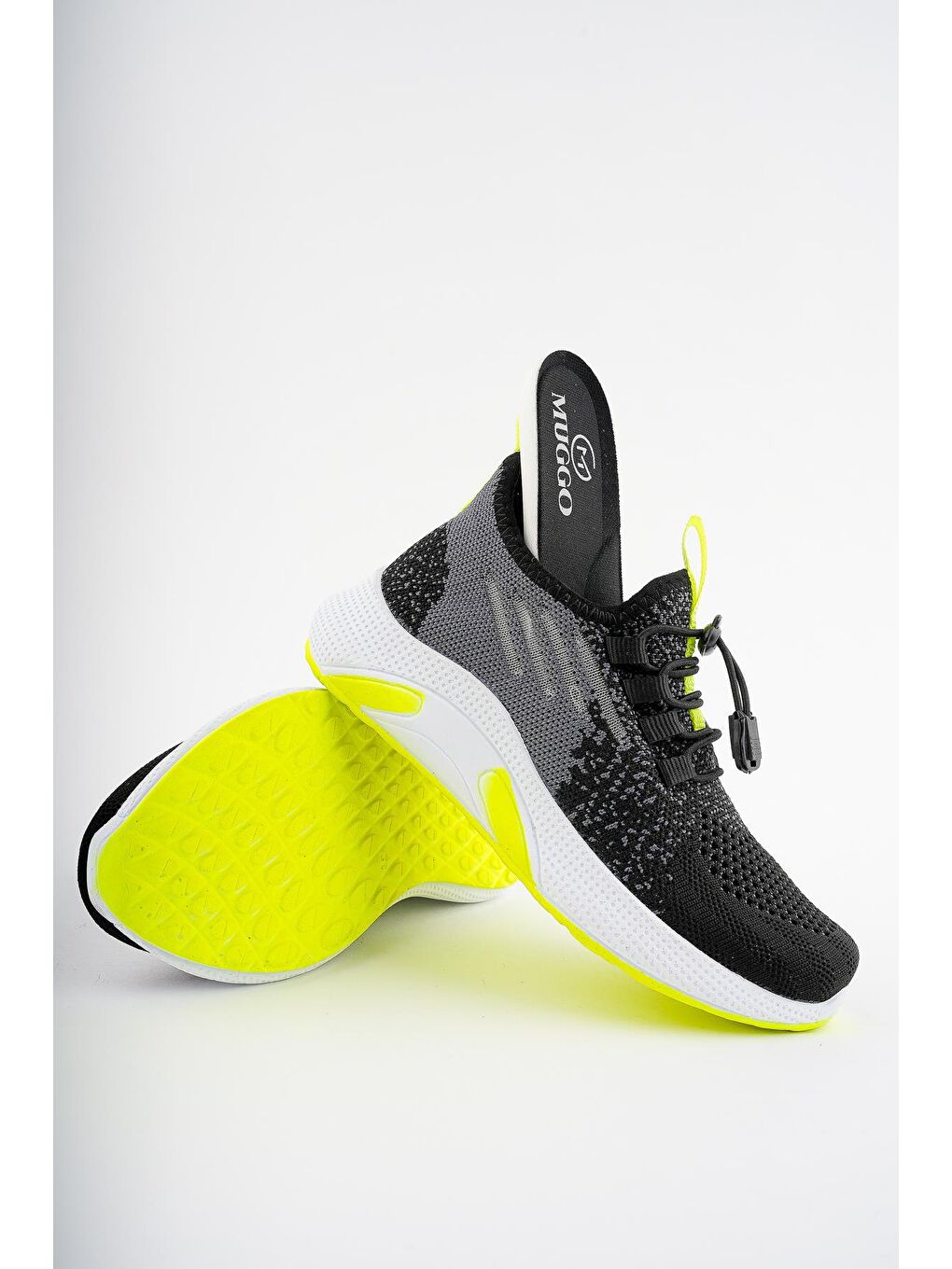 Yeşil JETSON Unisex Çocuk Bağcıklı Rahat Sneaker Spor Ayakkabı-1