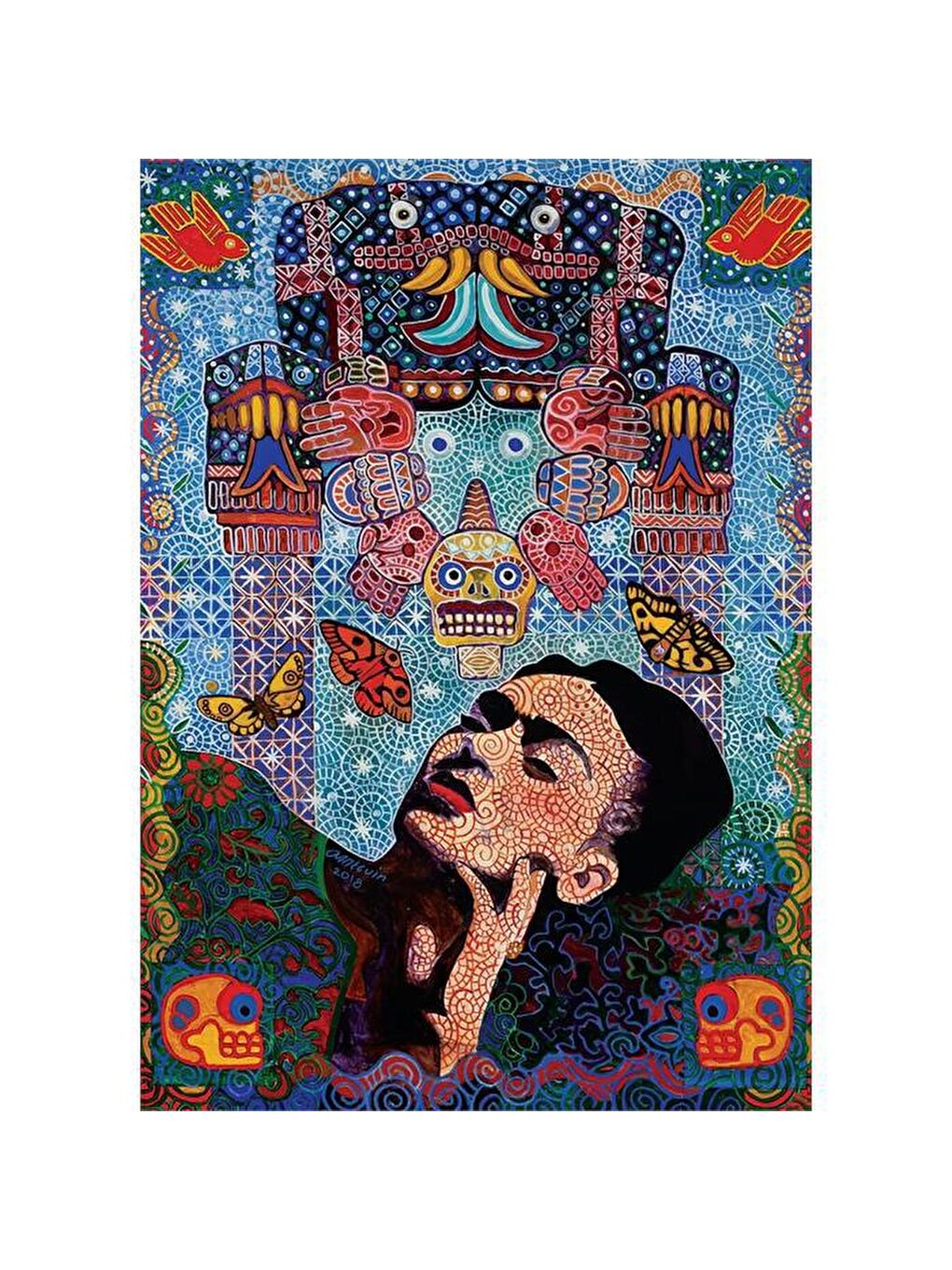 Art Puzzle Karışık 1000 Parça Puzzle Frida