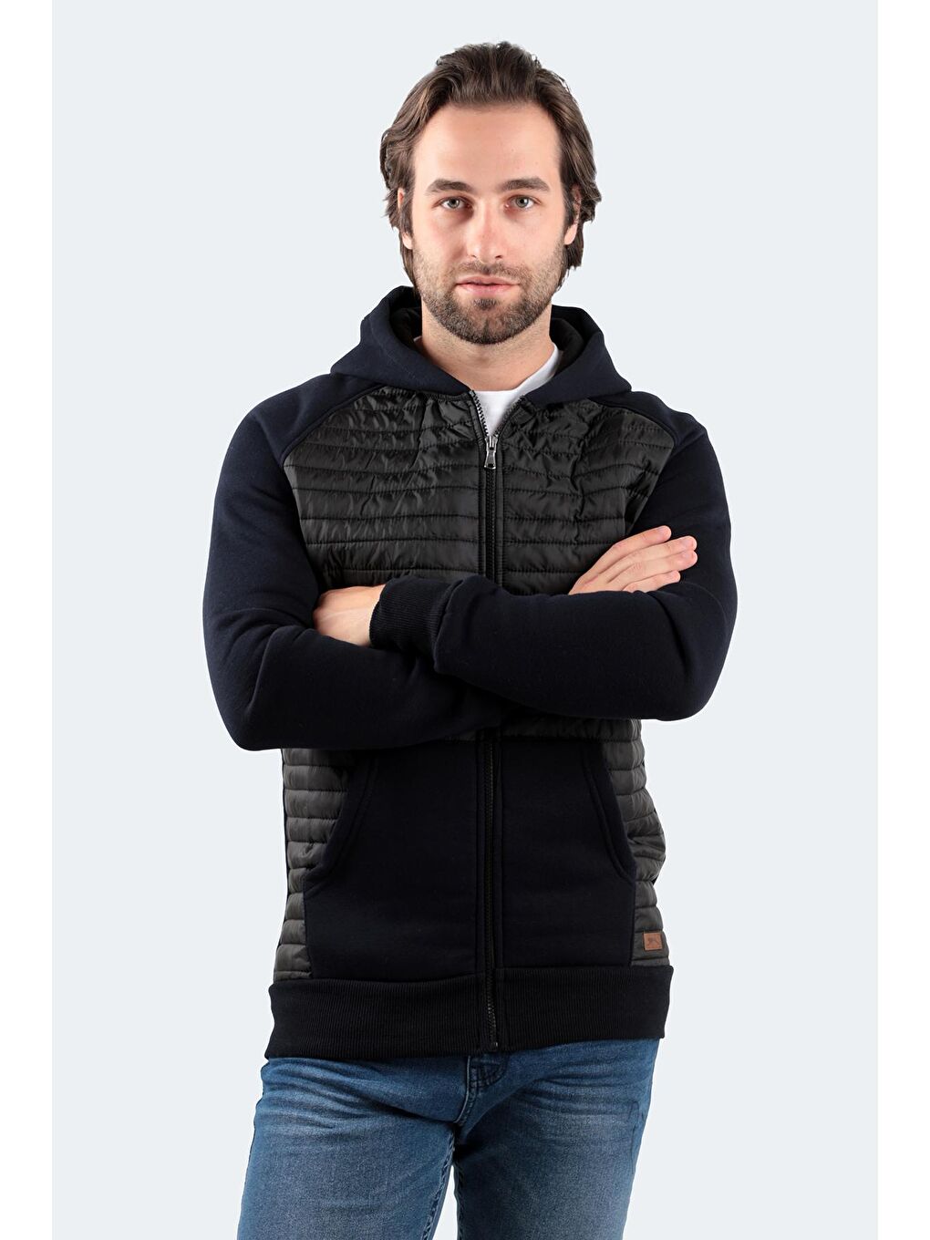 SLAZENGER Lacivert BASS Erkek Sweatshirt Lacivert - 1