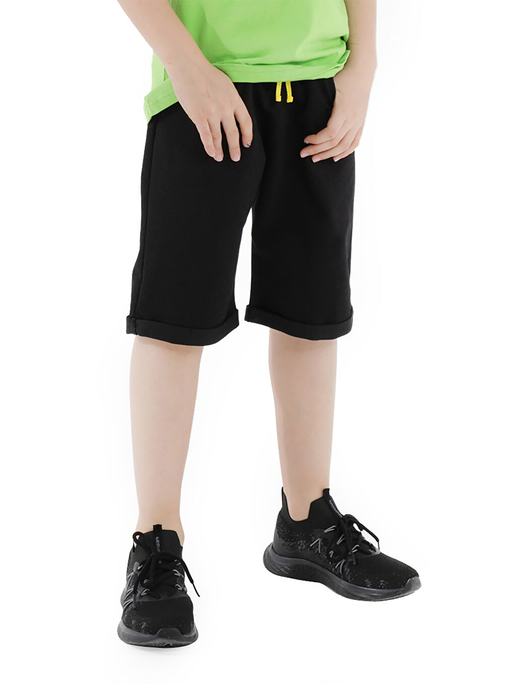 SLAZENGER PAGE Erkek Çocuk Şort Siyah - 1