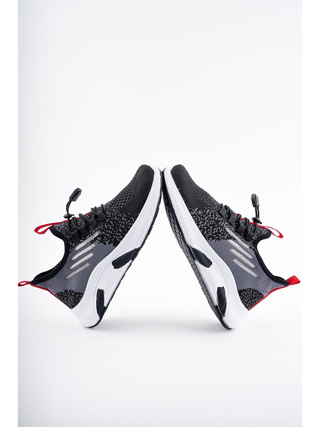 Siyah JETSON Unisex Çocuk Bağcıklı Rahat Sneaker Spor Ayakkabı-1