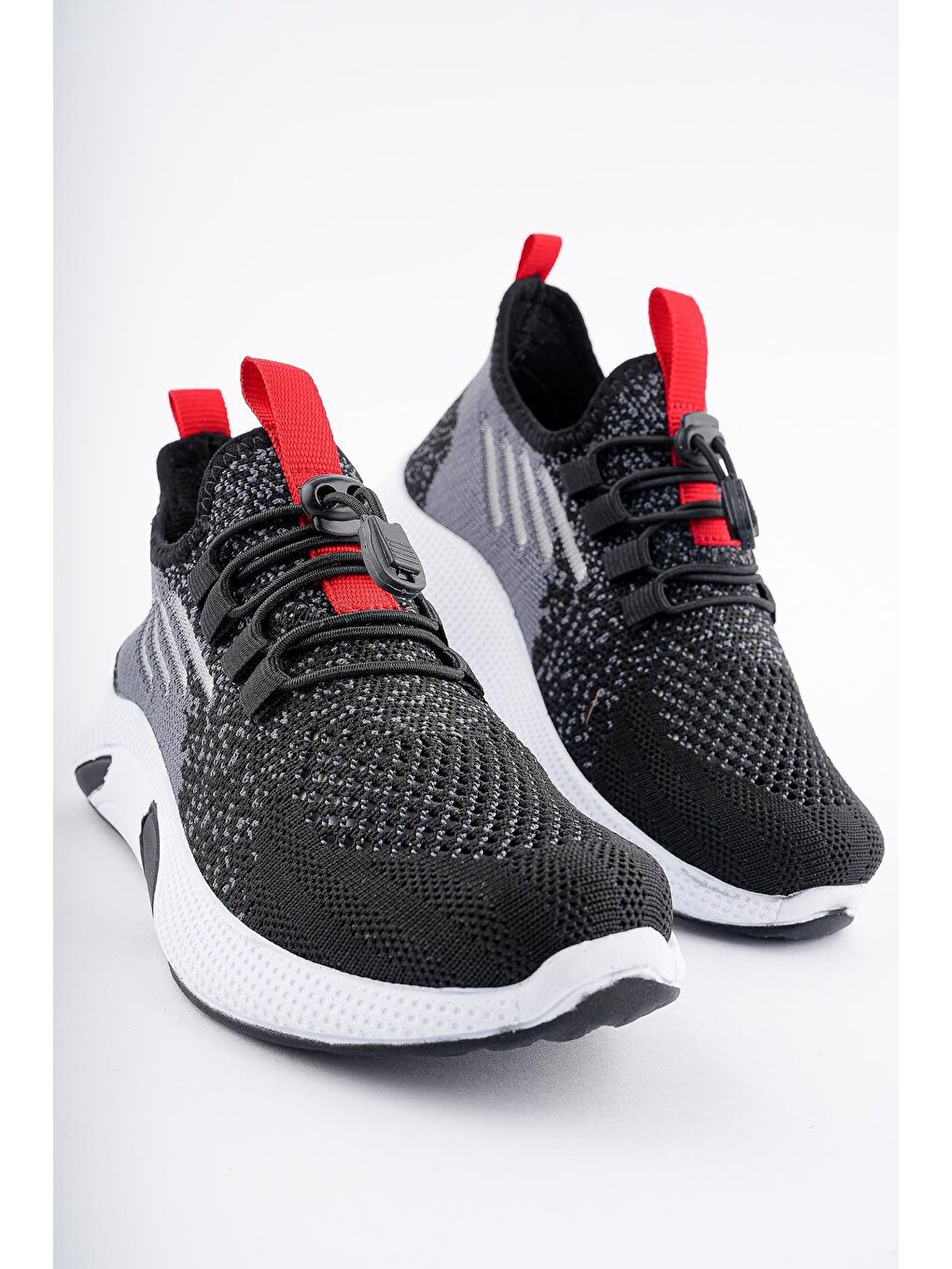 Siyah JETSON Unisex Çocuk Bağcıklı Rahat Sneaker Spor Ayakkabı-4