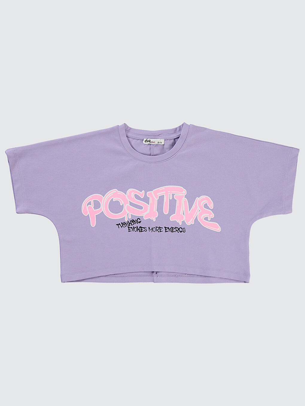 Girls Kız Çocuk Tişört 10-13 Yaş Lila