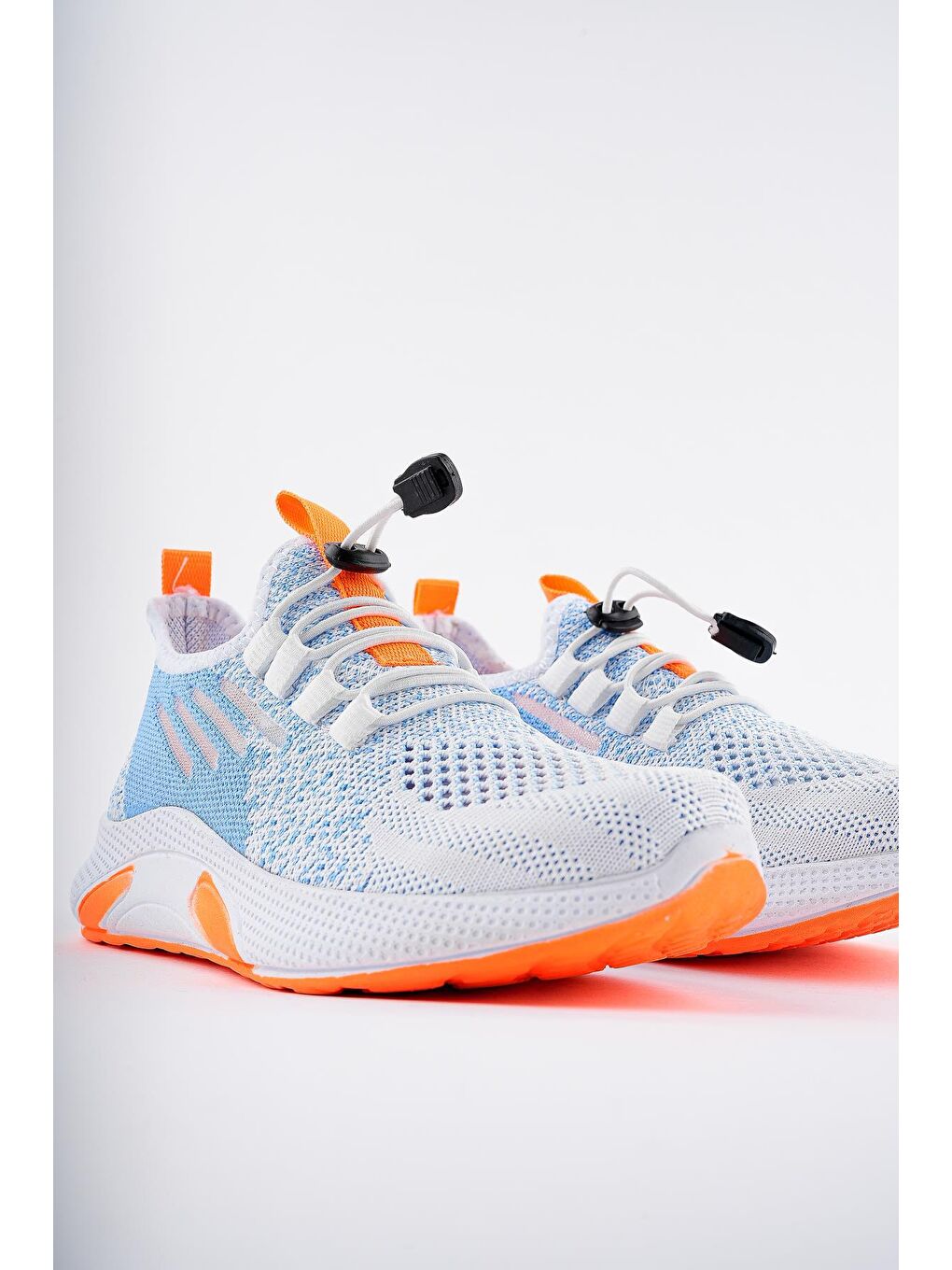 Mavi JETSON Unisex Çocuk Bağcıklı Rahat Sneaker Spor Ayakkabı-4