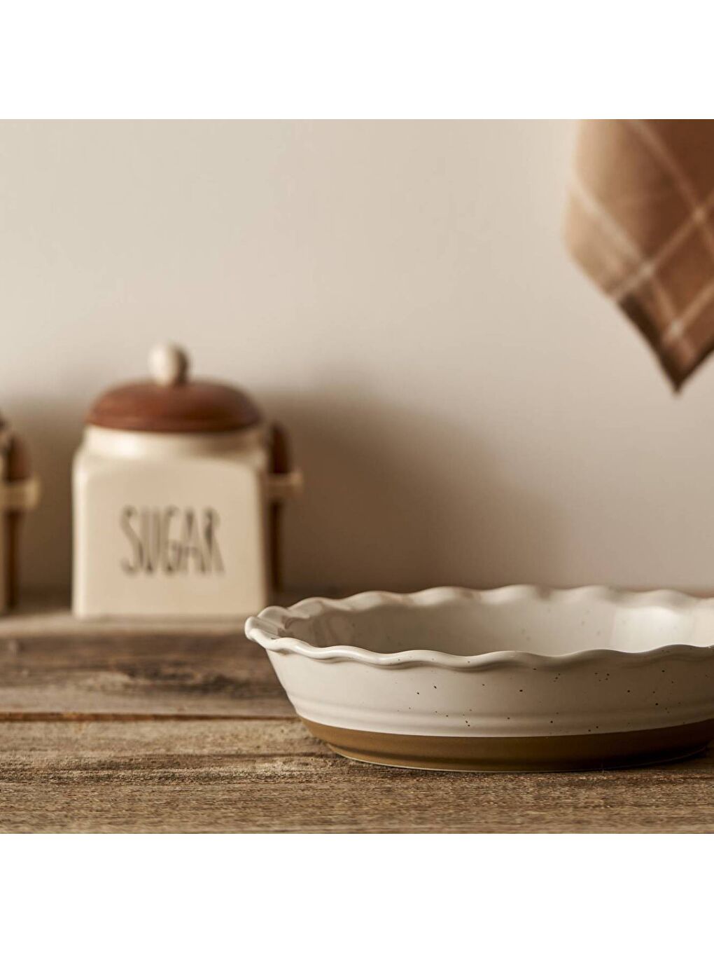 Margot Stoneware Fırın Kabı Beyaz (25,7x6,3 cm)-4