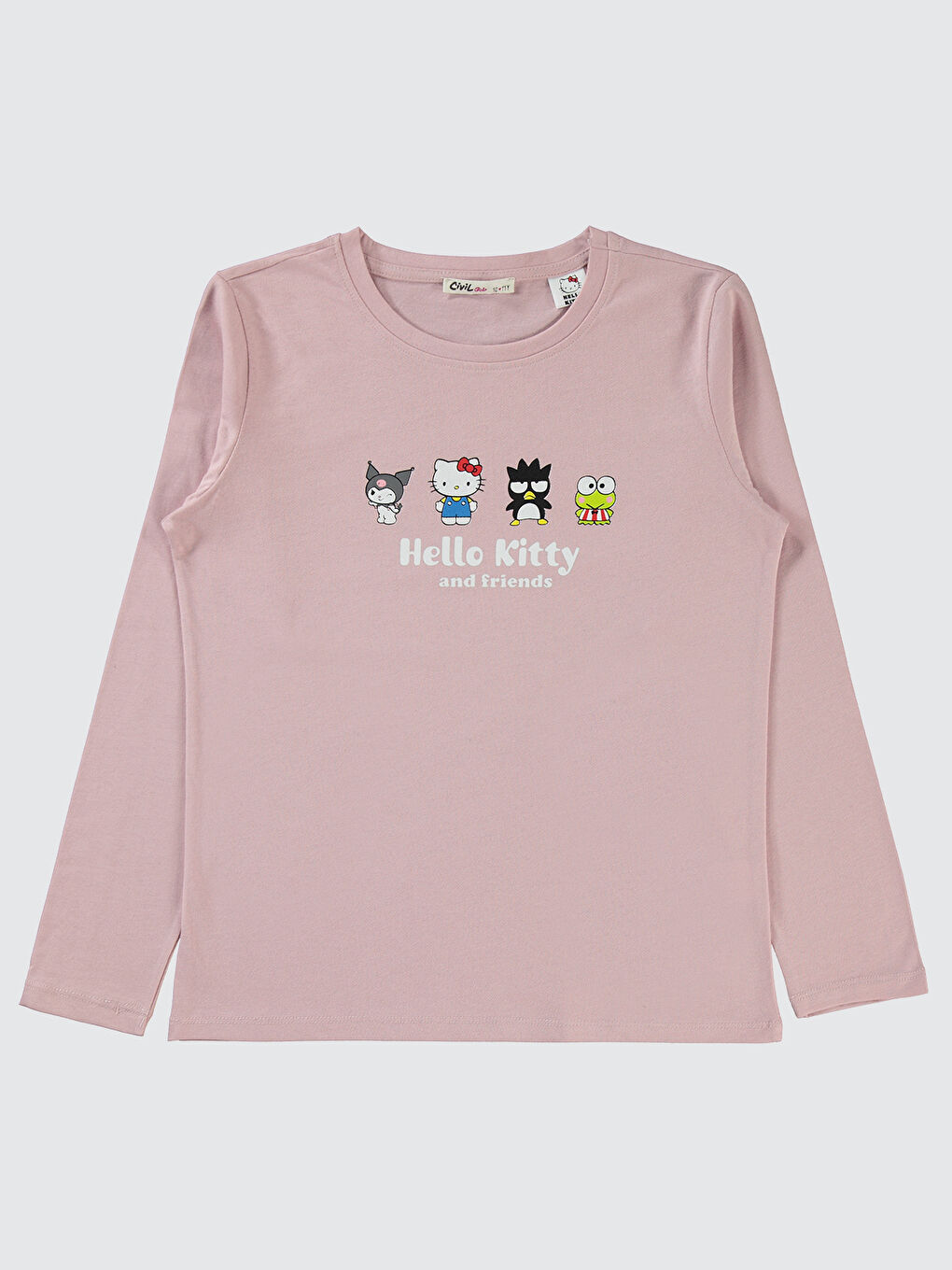 Girls Kız Çocuk Sweatshirt 10-13 Yaş Pembe