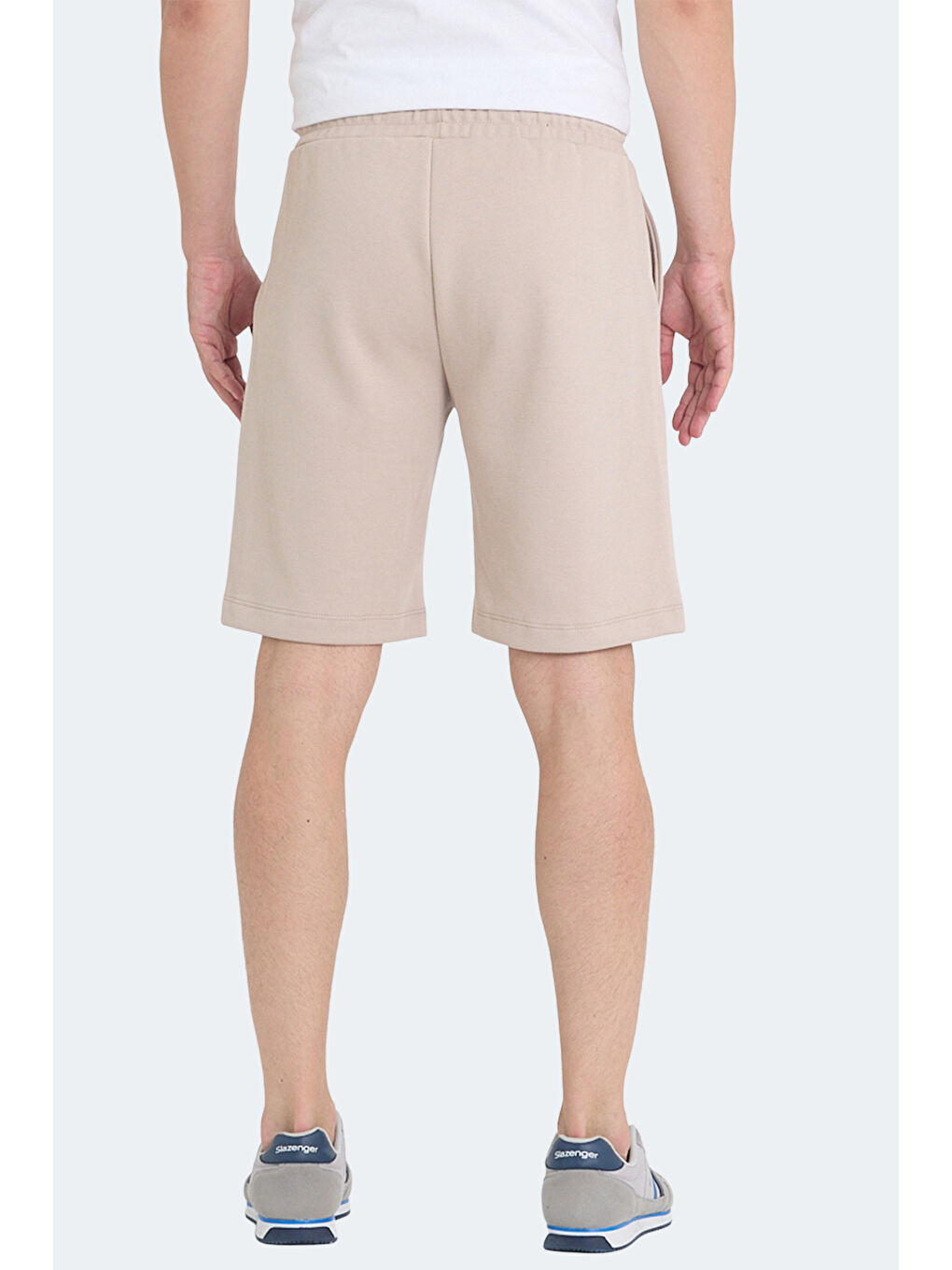 Bej VELVELA I Erkek Cepli Taş Gri Şort-3