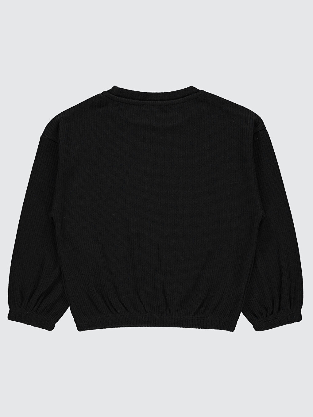 Girls Kız Çocuk Sweatshirt 6-9 Yaş Siyah-1