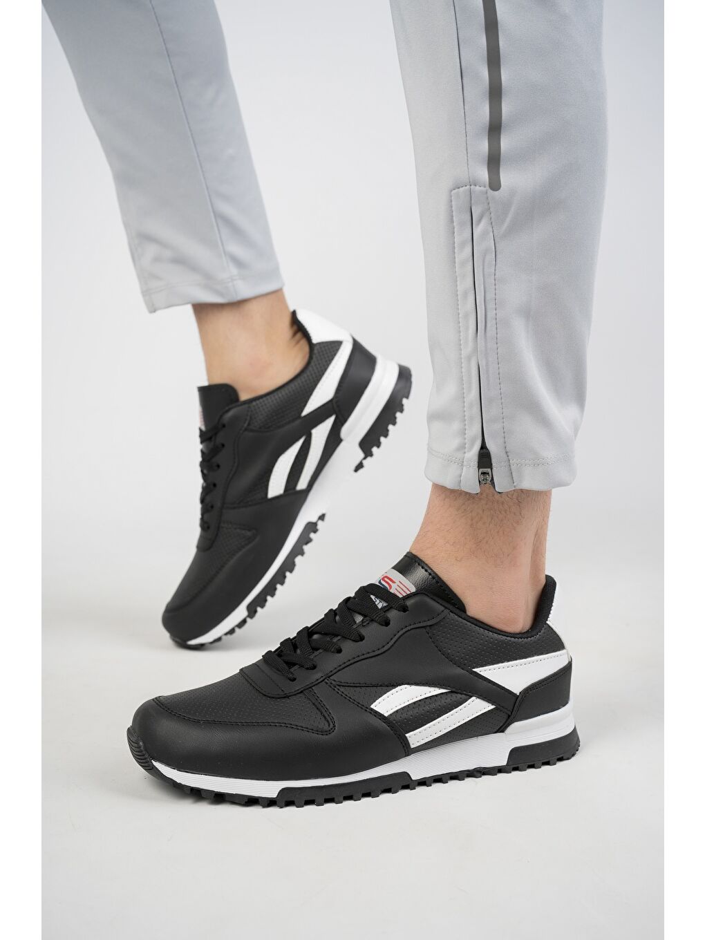 Siyah MGPARKER  Unisex Günlük  Yürüyüş Koşu Sneaker Spor Ayakkabı-2