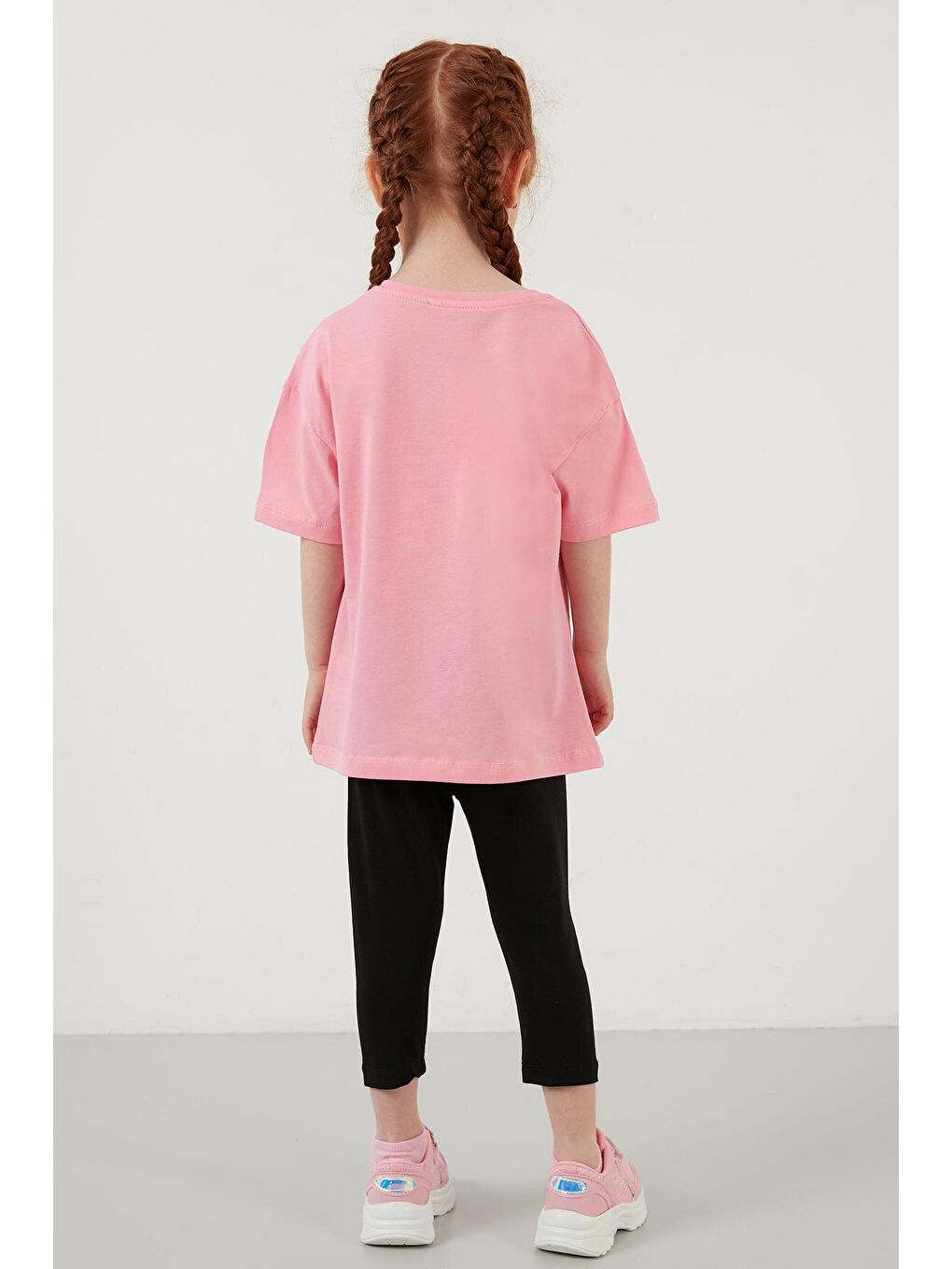 Pembe Baskılı % 100 Pamuk Alt-Üst Takım 59212417-4