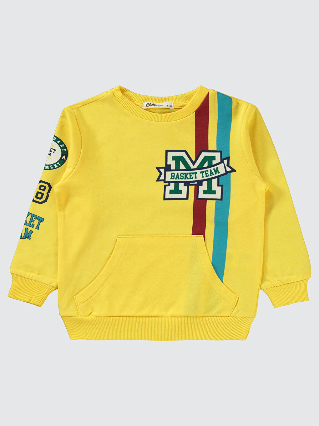 Boys Erkek Çocuk Eşofman Takımı 2-5 Yaş Sarı-2