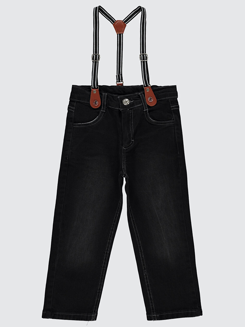 Gri Boys Erkek Çocuk Pantolon 2-5 Yaş Füme