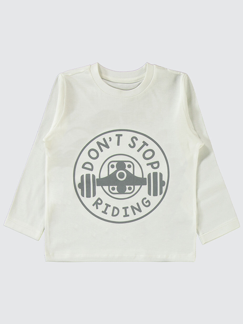 Boys Erkek Çocuk 3'lü Eşofman Takımı 6-9 Yaş Gri-1