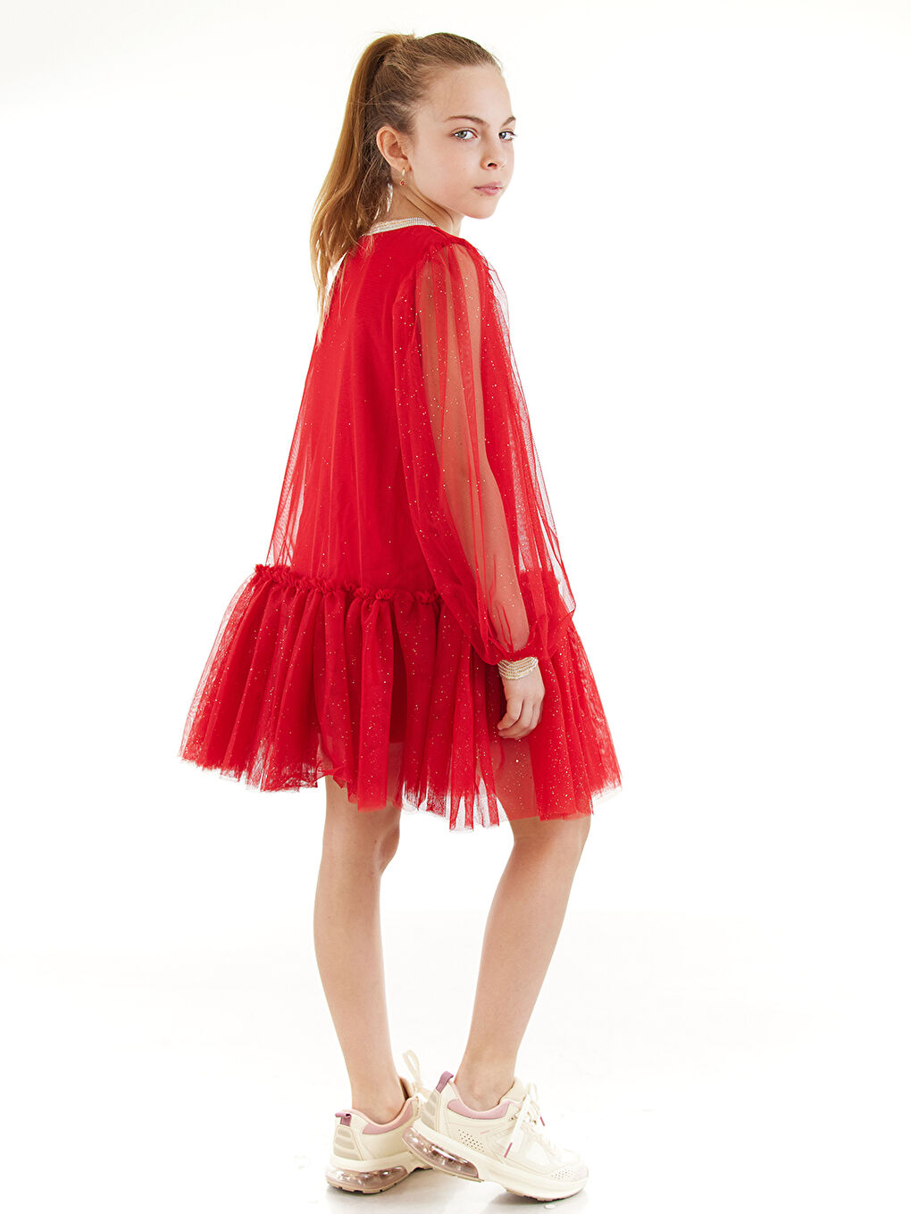 Colorinas Kirmizi Classy Tütü Elbise - 3