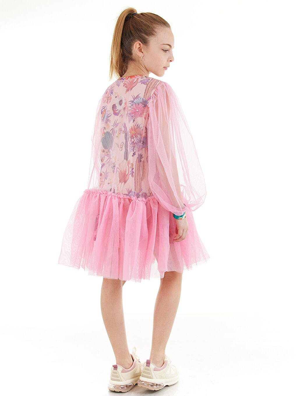 Pembe Classy Tütü Elbise-1