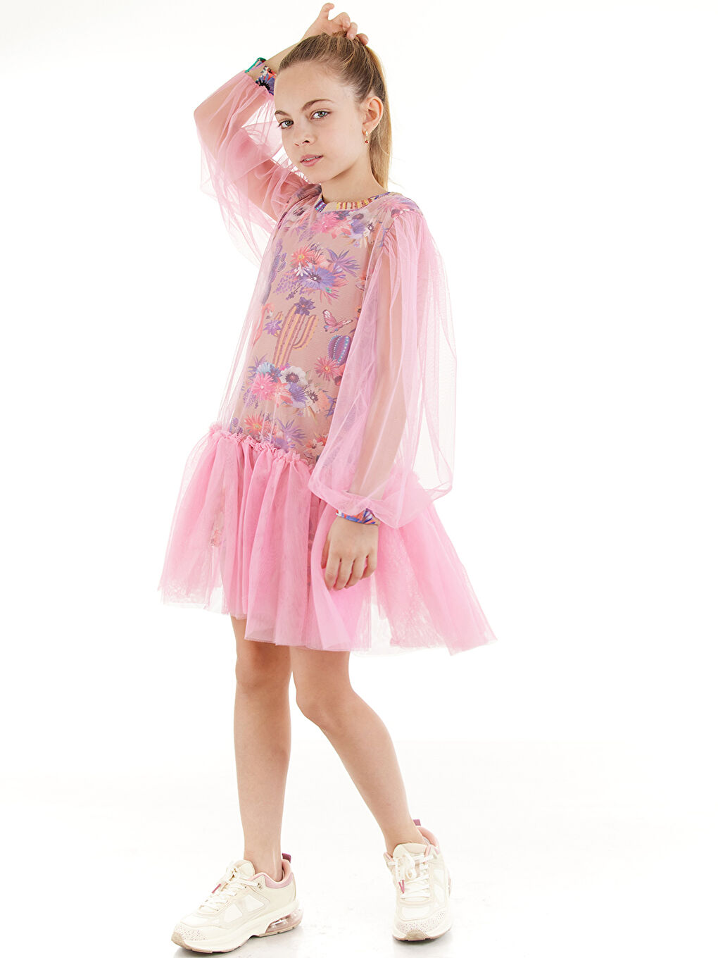 Pembe Classy Tütü Elbise-2