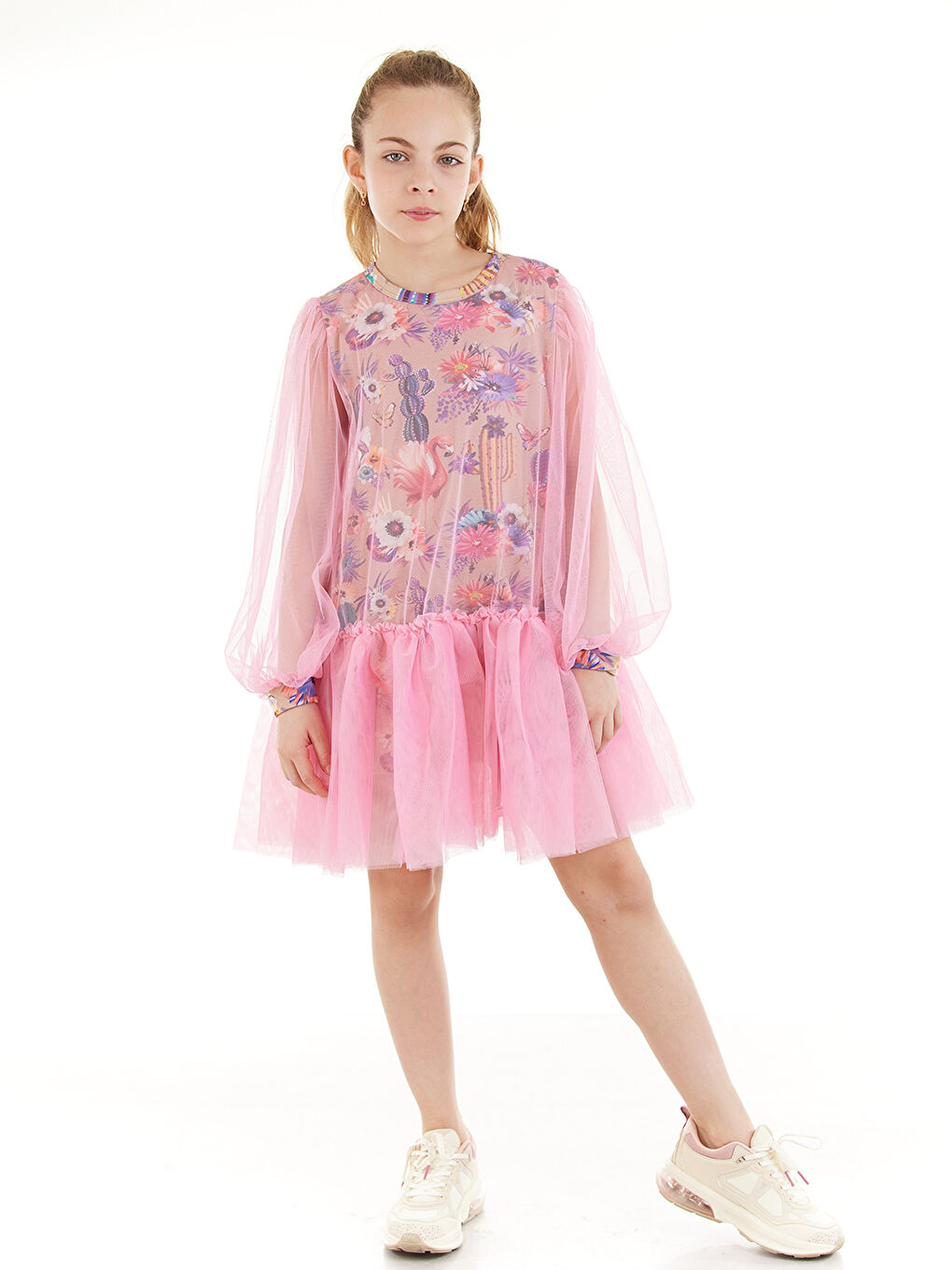 Pembe Classy Tütü Elbise-4