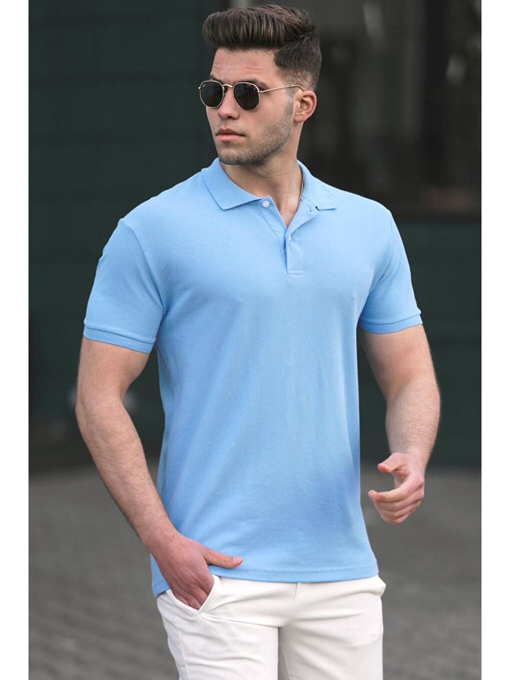 Mavi Basic Polo Yaka Erkek Tişört 5101