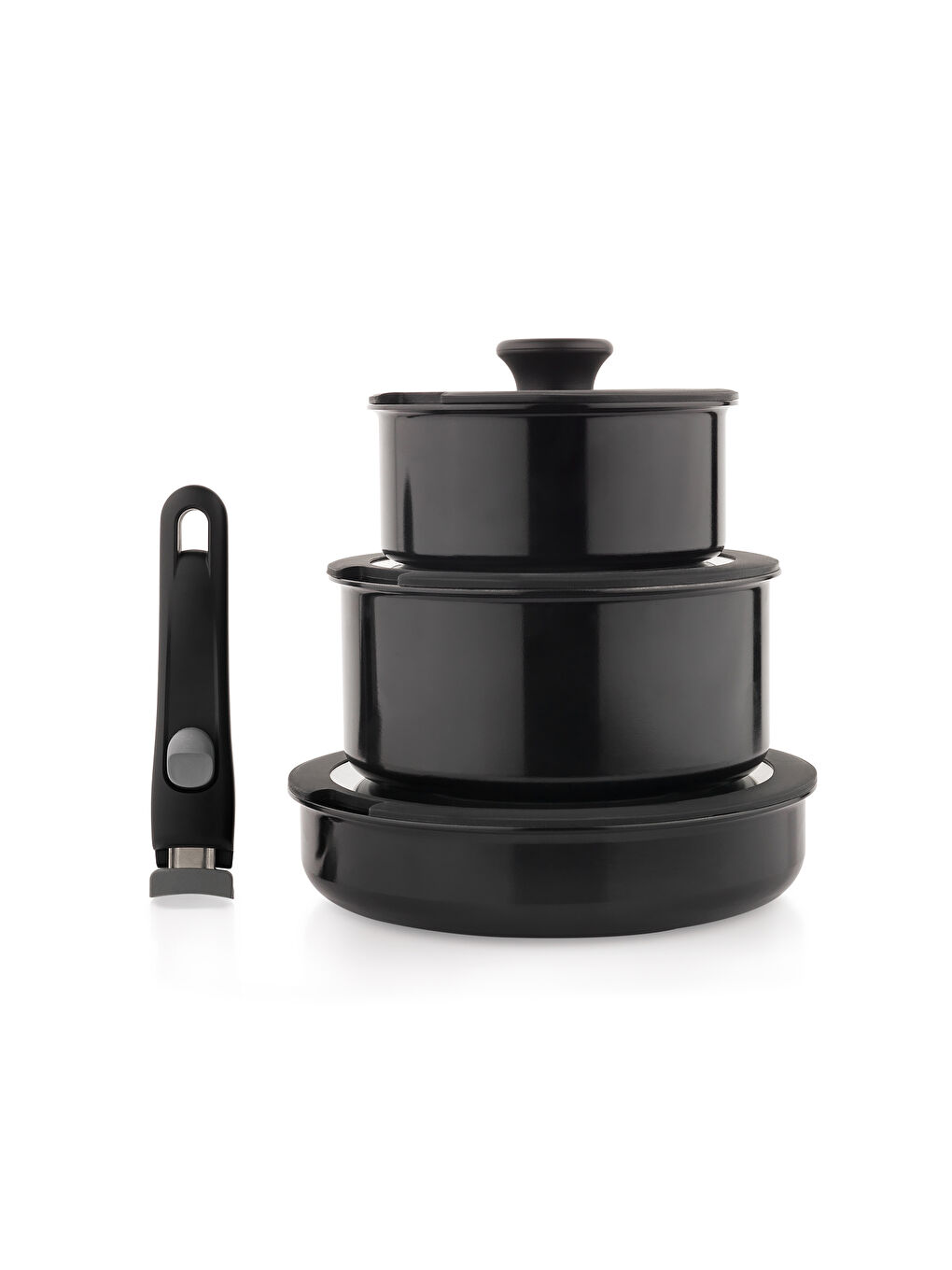 Vision Seramik Tencere Seti 7 Parça-Gri-8