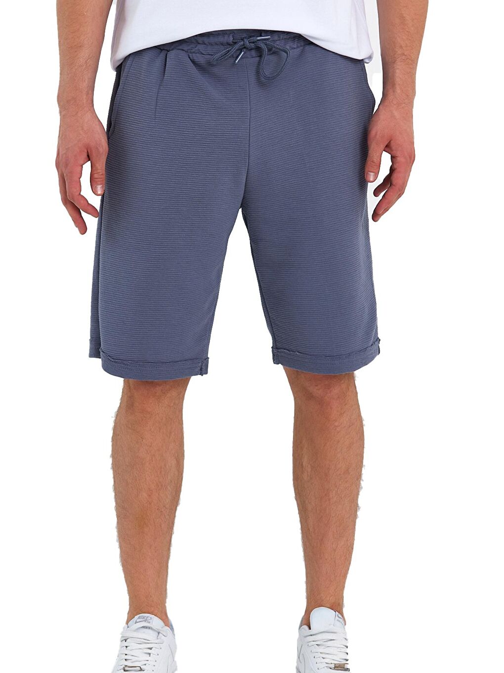 Gri Basic Şort Ottoman