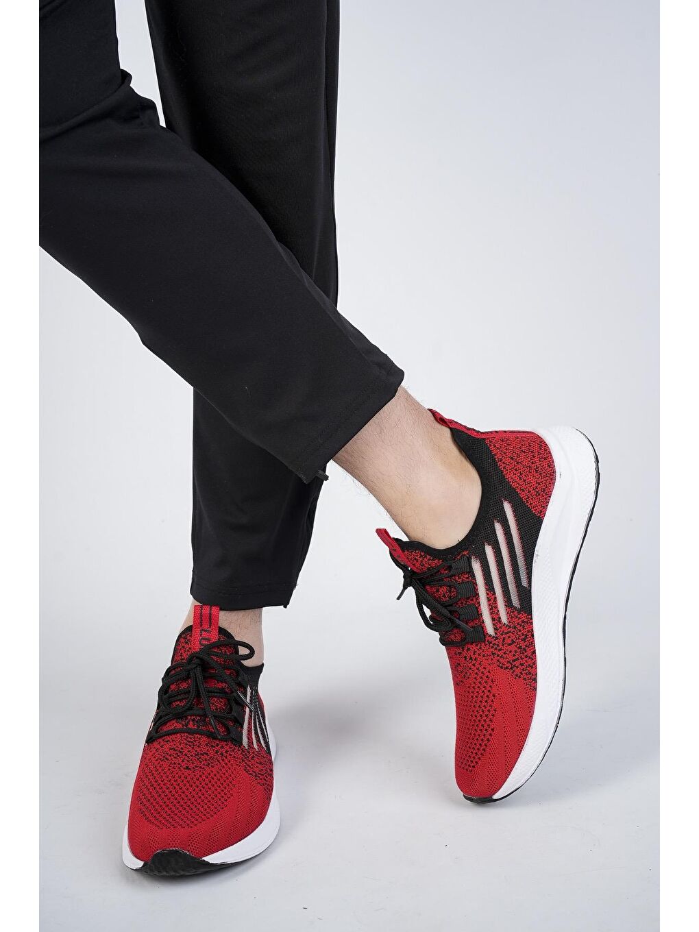 Kırmızı Ultraboost Unisex Ortopedik Günlük  Yürüyüş Koşu Sneaker Spor Ayakkabı-1