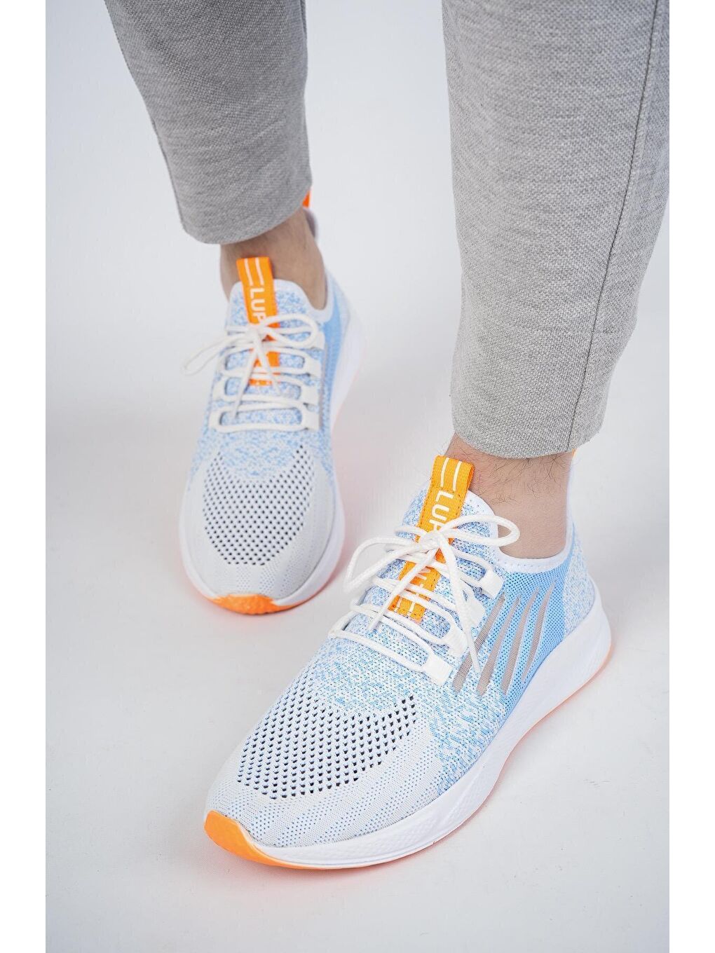 Mavi Ultraboost Unisex Ortopedik Günlük  Yürüyüş Koşu Sneaker Spor Ayakkabı-1