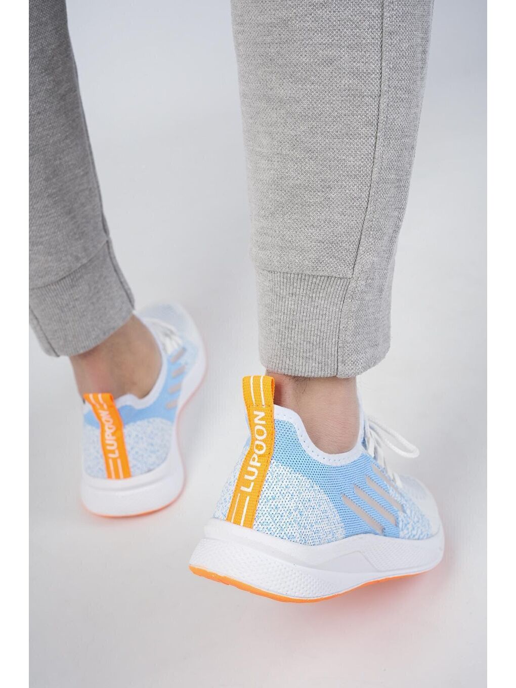 Mavi Ultraboost Unisex Ortopedik Günlük  Yürüyüş Koşu Sneaker Spor Ayakkabı-5