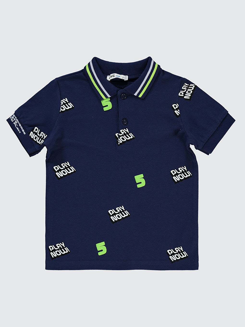 Boys Erkek Çocuk Tişört 2-5 Yaş Lacivert