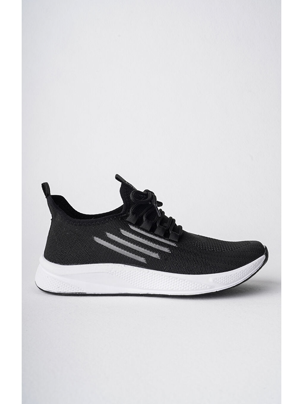 Muggo Siyah Ultraboost Unisex Ortopedik Günlük  Yürüyüş Koşu Sneaker Spor Ayakkabı - 6