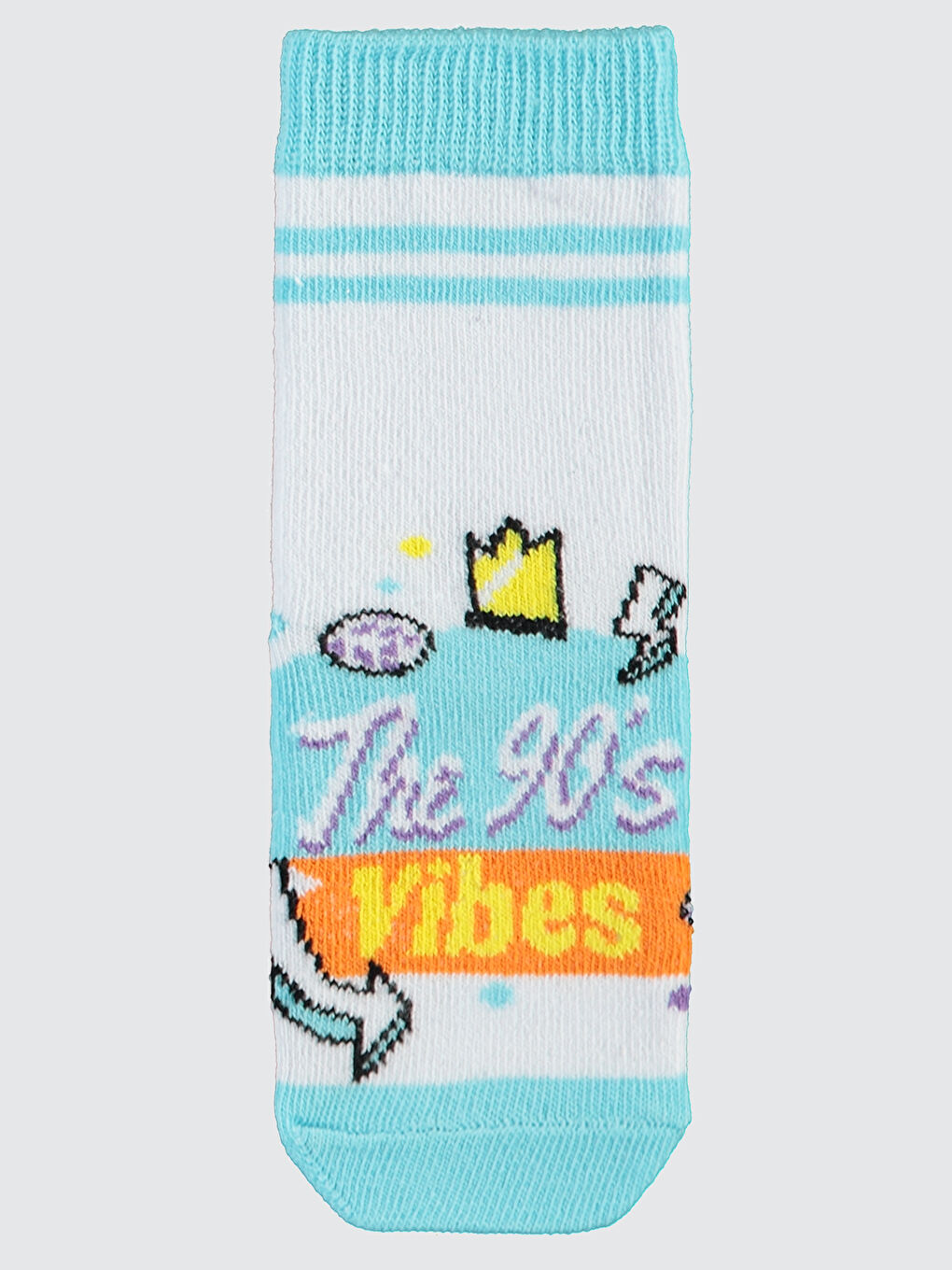 Girls Kız Çocuk 3'lü Soket Çorap 2-12 Yaş Mor-4