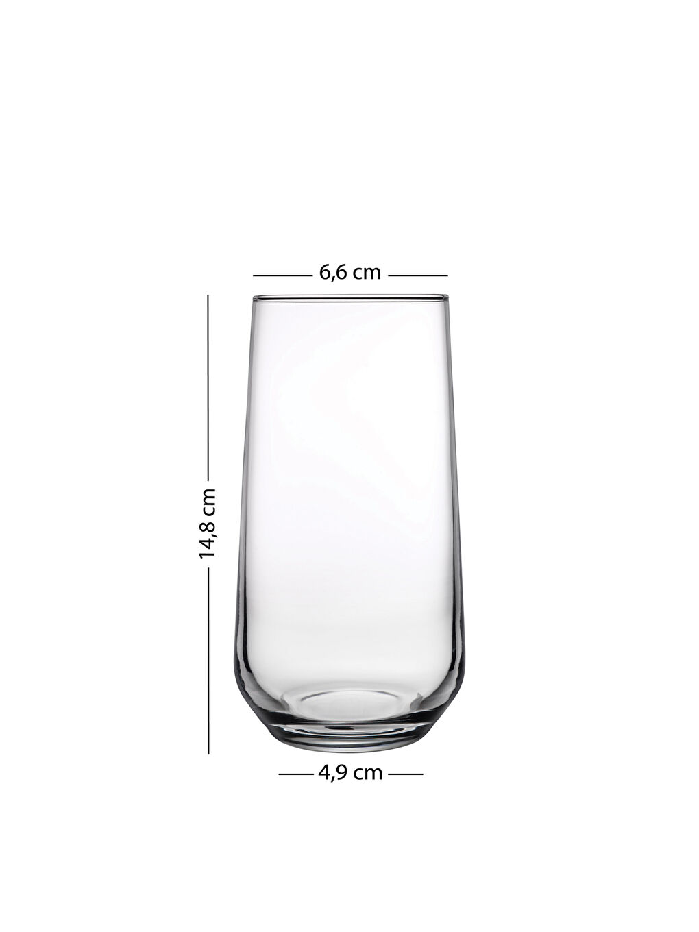 New Iconic 4'lü Meşrubat Bardağı Seti Mavi 470 cc-2