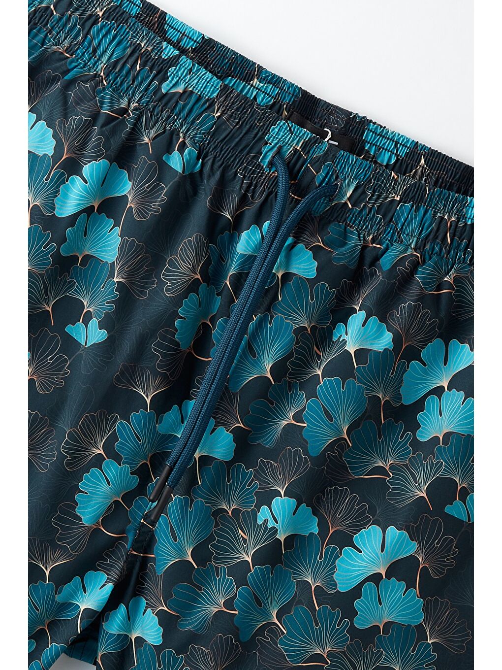 Petrol Erkek Regular Fit Desenli Deniz Şortu-6