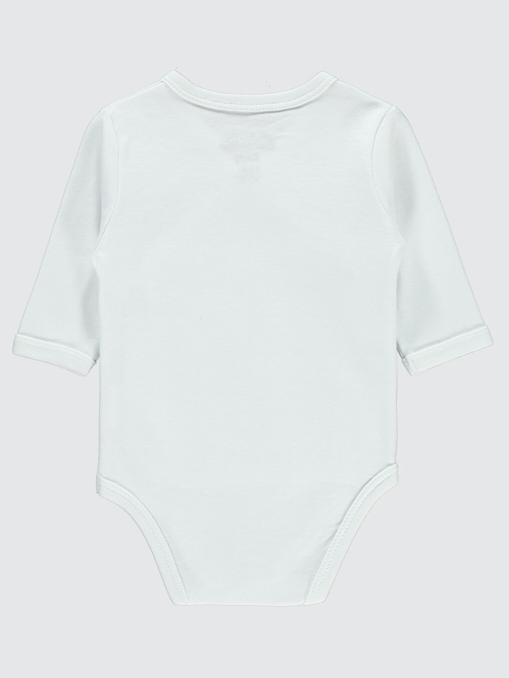 Civil Baby Bebek Kruvaze Yaka Çıtçıtlı Badi 1-6 Ay Beyaz - 1