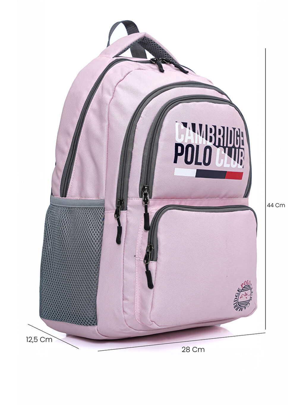 Pembe Unisex Fonksiyonel Ortaokul Sırt Çantası-4